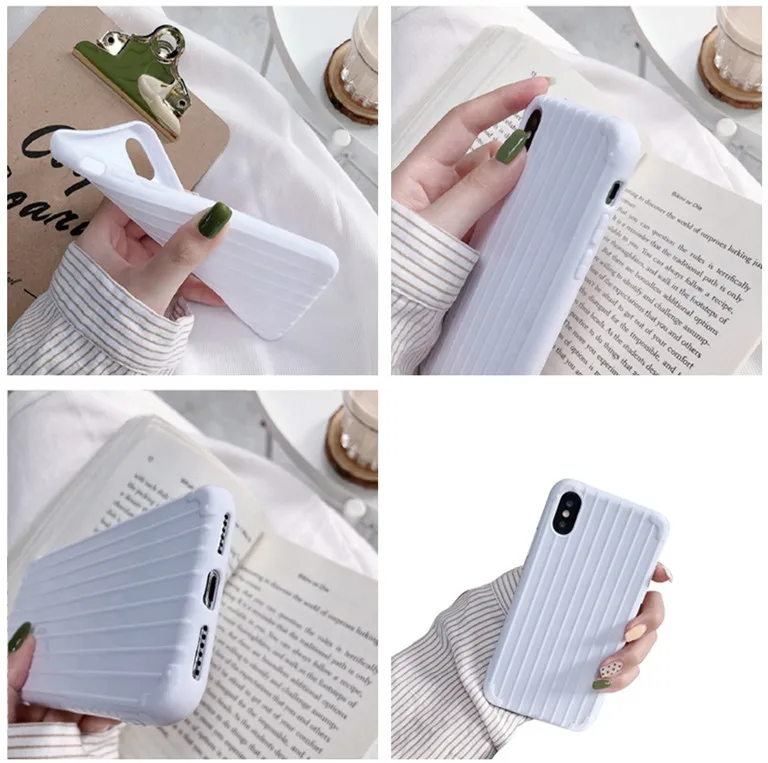 Мягкий чехол карамельного цвета для iPhone 6 6s 7 8 Plus X XR XS Max Ультратонкий багажа
