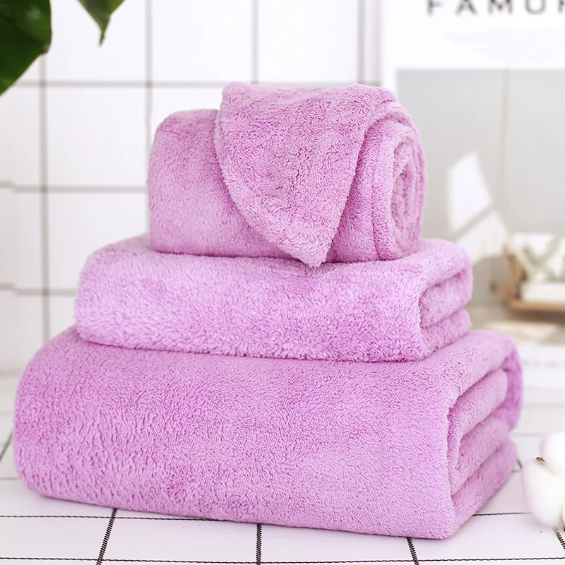 [Комплект из 3 предметов] Высококачественная Коралловая флисовая мягкая