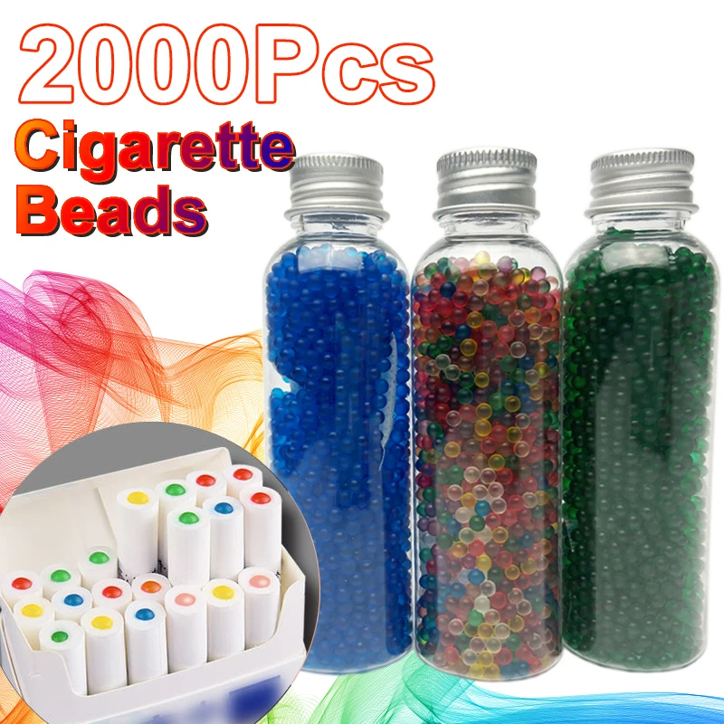 

2000pcs power Mint Cigarette Pops Beads black ice Menthol Fruit Flavour Capsule ball filter Holder Smoking Accessories Men Gift