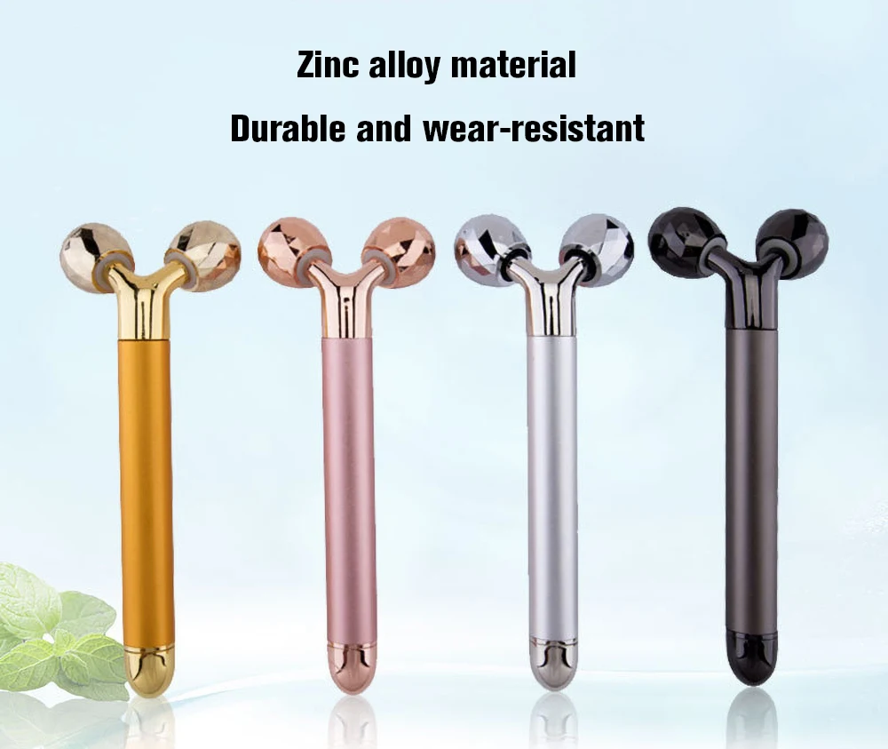 

24k Gold Energy Beauty Stick 3D Facial Vibration Massage Facial Massage Stick Skin Care Facial Facial Lifting Stick