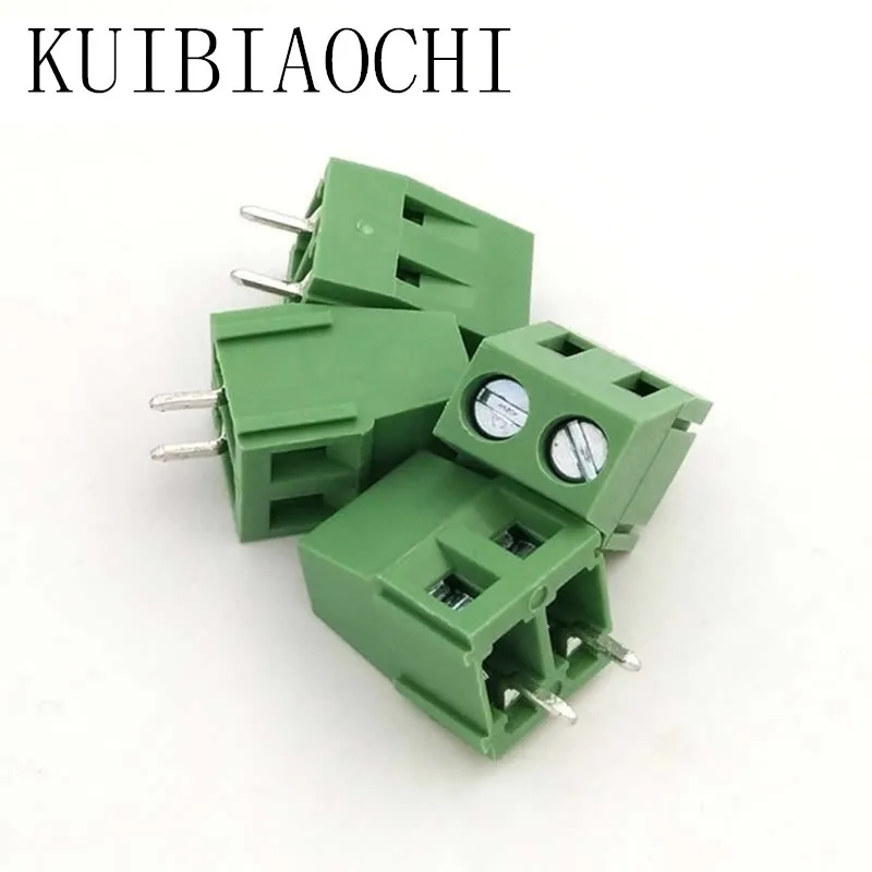 Двухштырьковый разъем для винтовой клеммной колодки 200 шт./лот DG128 5 00 мм 300 В 10 А