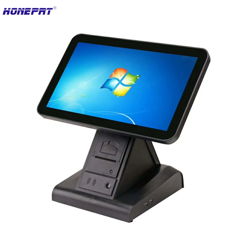 HSPOS 15-дюймовый дисплей POS-аппарат кассовый аппарат все в одном терминале для
