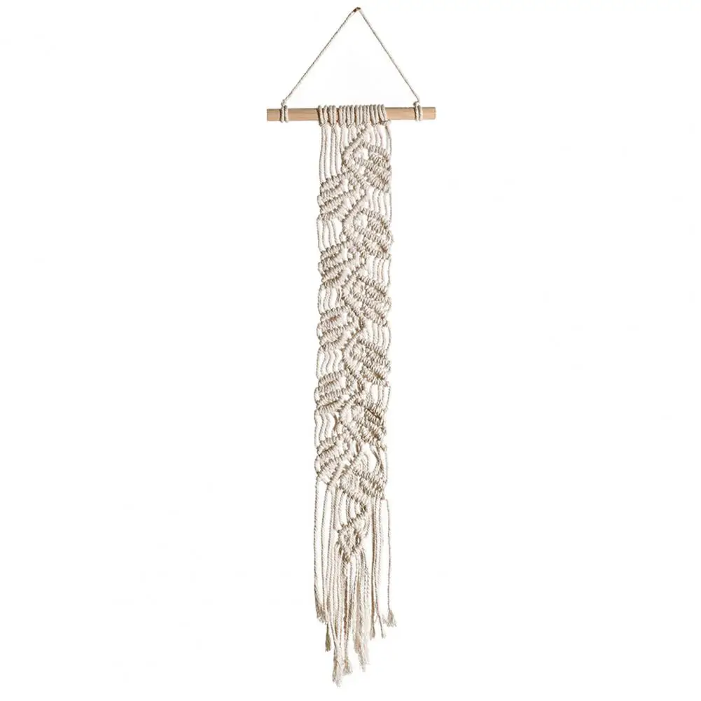 

Sturdy Simple Geometric Art Cute Appearance Hanging Decor Handmade Geometric Art Tapestry Wear-resistant for Wall Decor