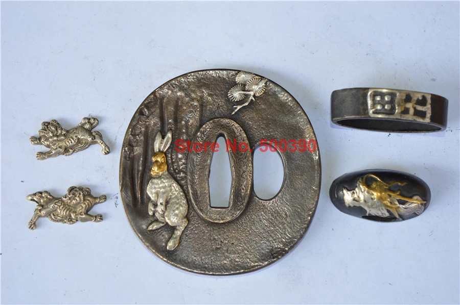 Тонкая отделка Высококачественная медь покрытая золотом и серебром Цуба менуки