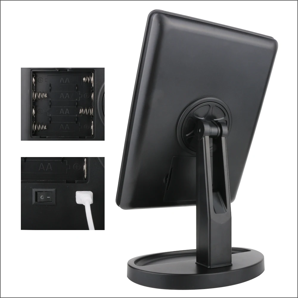 Светодиодный зеркальный макияж зеркало с светодиодный светильник косметическое