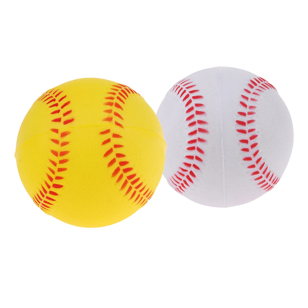 Soft PU Batting Baseball Softball Team Sports Balls for Trainer Practice Exercise Training Equipment - Colors choose | Спорт и
