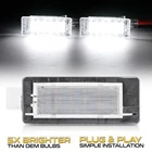 Светодиодная лампа для номерного знака для Renault Scenic 2 3 Captur Zoe Laguna 2 3 Espace 4 Fluence Modus Dacia Duster Logan устройства