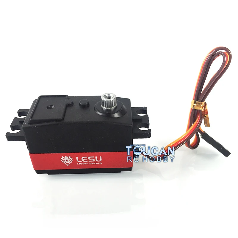 

US Stock LESU 12KG Metal Gear Servo For RC 1/14 Tractor Truck TAMIYA Model Car 40.5*20*28.3 TH12163-SMT1