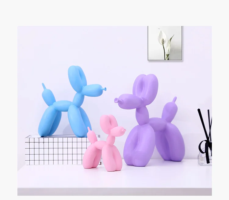 Jeff koons воздушные шары собаки скульптуры офис украшения дома аксессуары современное искусство Смола украшения Ремесло