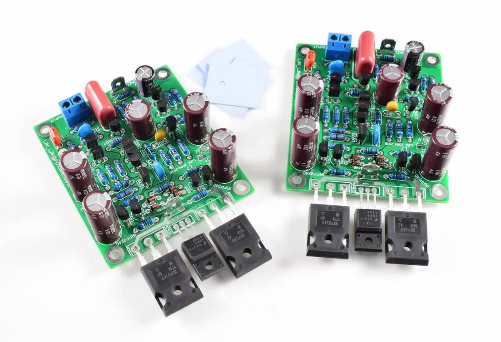 Высокоскоростной мини-усилитель SENGTERBELLE L7 Class AB MOSFET сборная плата 2-канальный Hi-Fi