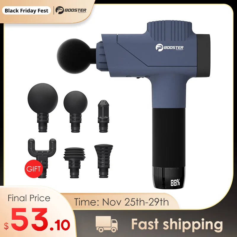 

Booster M2-C Massage Gun Smart Deep Tissue Relaxation Professional Percussion Muscle Fascia Gun Handheld Electric Body Massager