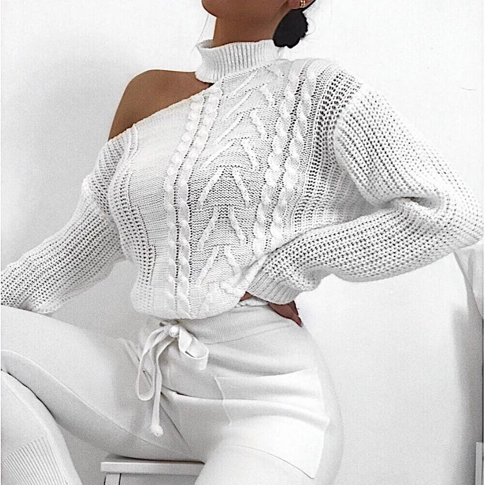 2019 Winter Women Sweater Autumn Long Sleeve Turtleneck Solid Fashion Female Pullover Streetwear Jumper | Женская одежда