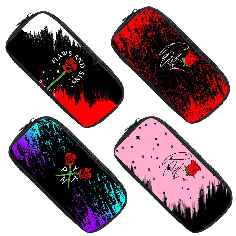 

3D PYTN Printed Net Red Payton Moormeier Pencil Case School Supplies Stationery Hot Makeup Box Storage Pouch Kids Cosmetic Bag