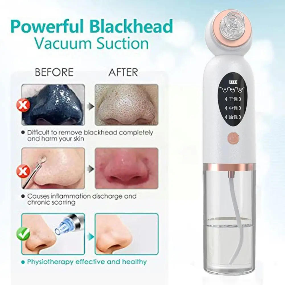 

Small Bubble Electric Blackhead Remover Pore Acne Pimple Vacuum Skin Remove Blackheads Face Cleaner Tool Care Remova C9Z1