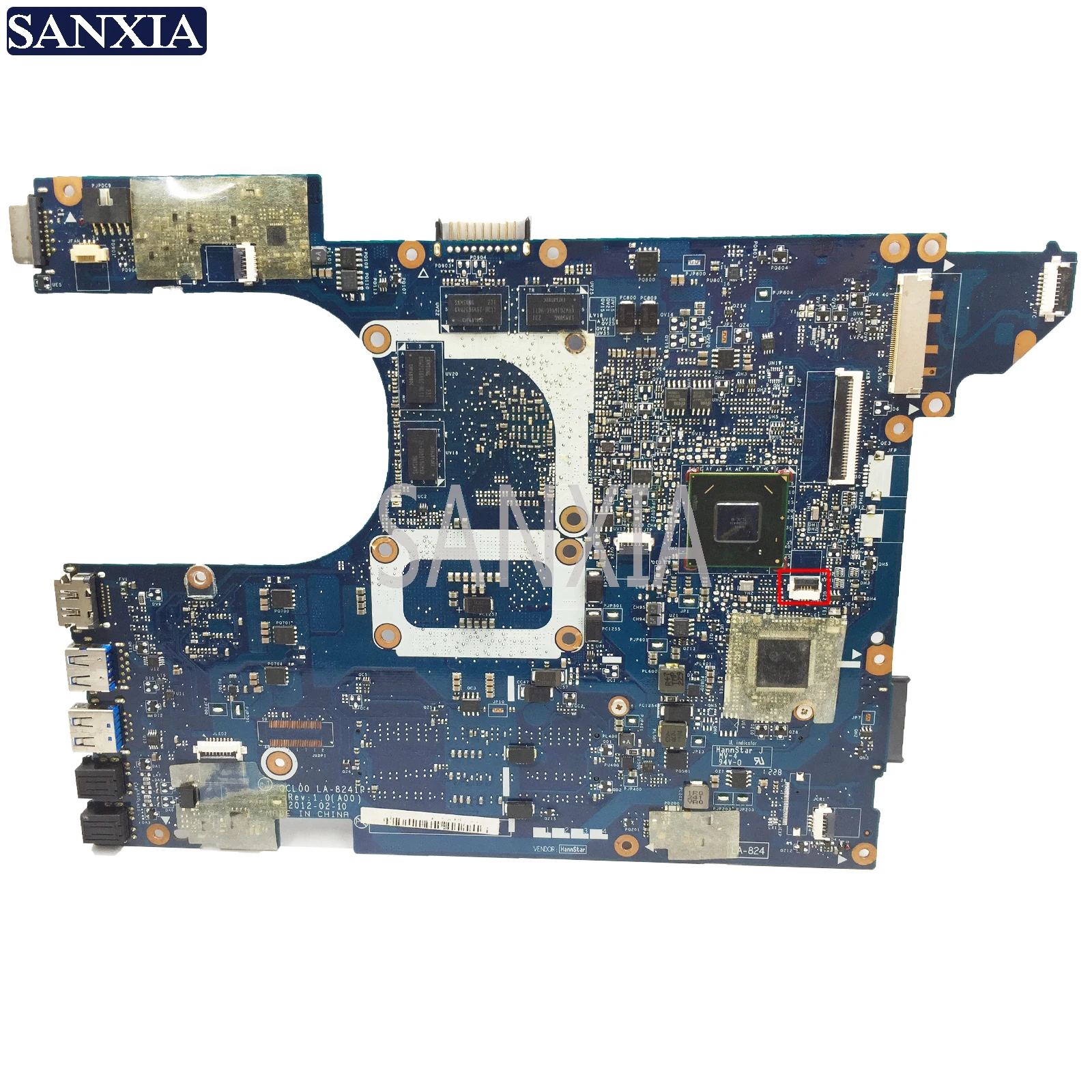 KEFU LA-8241P материнская плата для ноутбука Dell Inspiron 15R-7520 5520 оригинальная материнская плата HD7730M-2GB