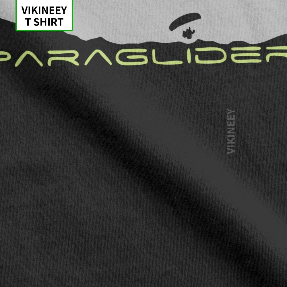 Футболка с надписью Paraglider парапланерный огромный Мужская футболка 2019 Модные 100%