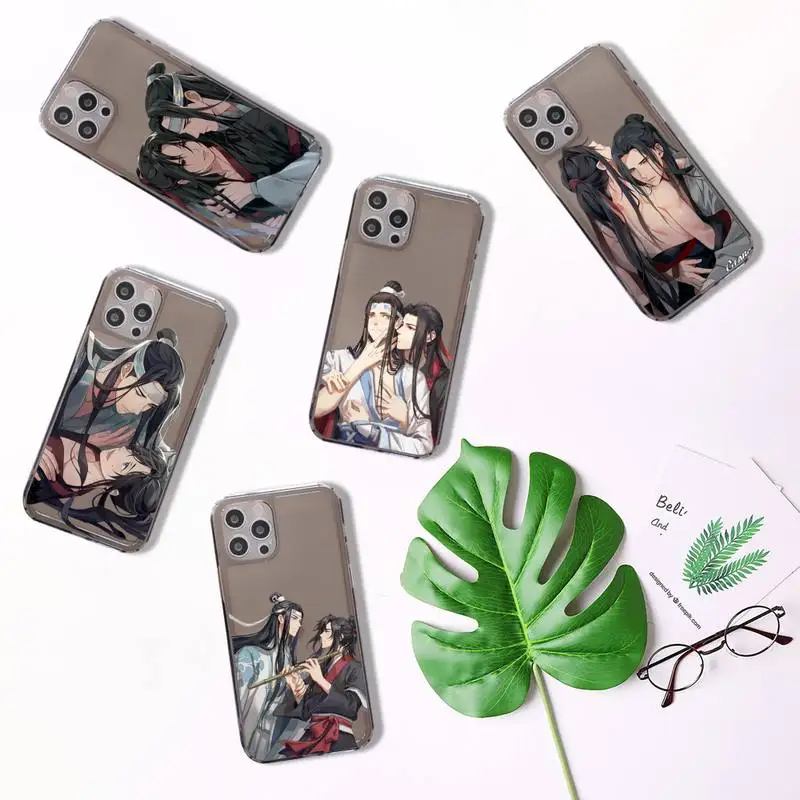 

Mo Dao Zu Shi MDZS Phone Case Transparent for iPhone 7 8 11 12 se 2020 mini pro X XS XR MAX Plus