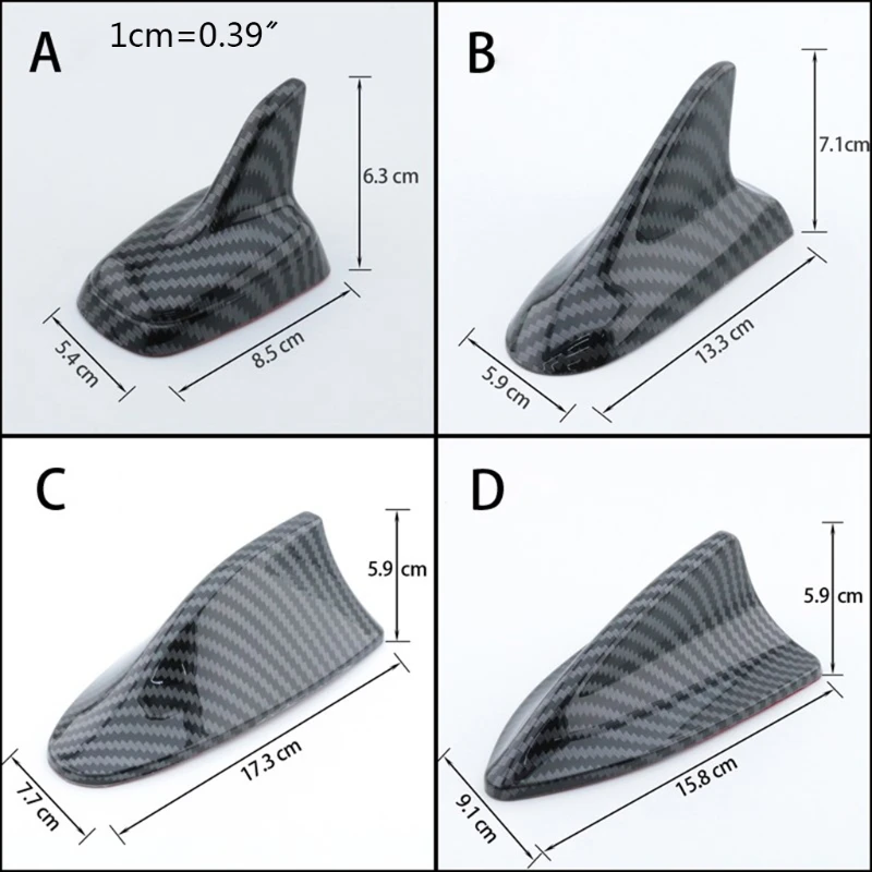 

Auto Replacement Parts Portable Roof Antenna Shark Fin Antenna Car Decoration