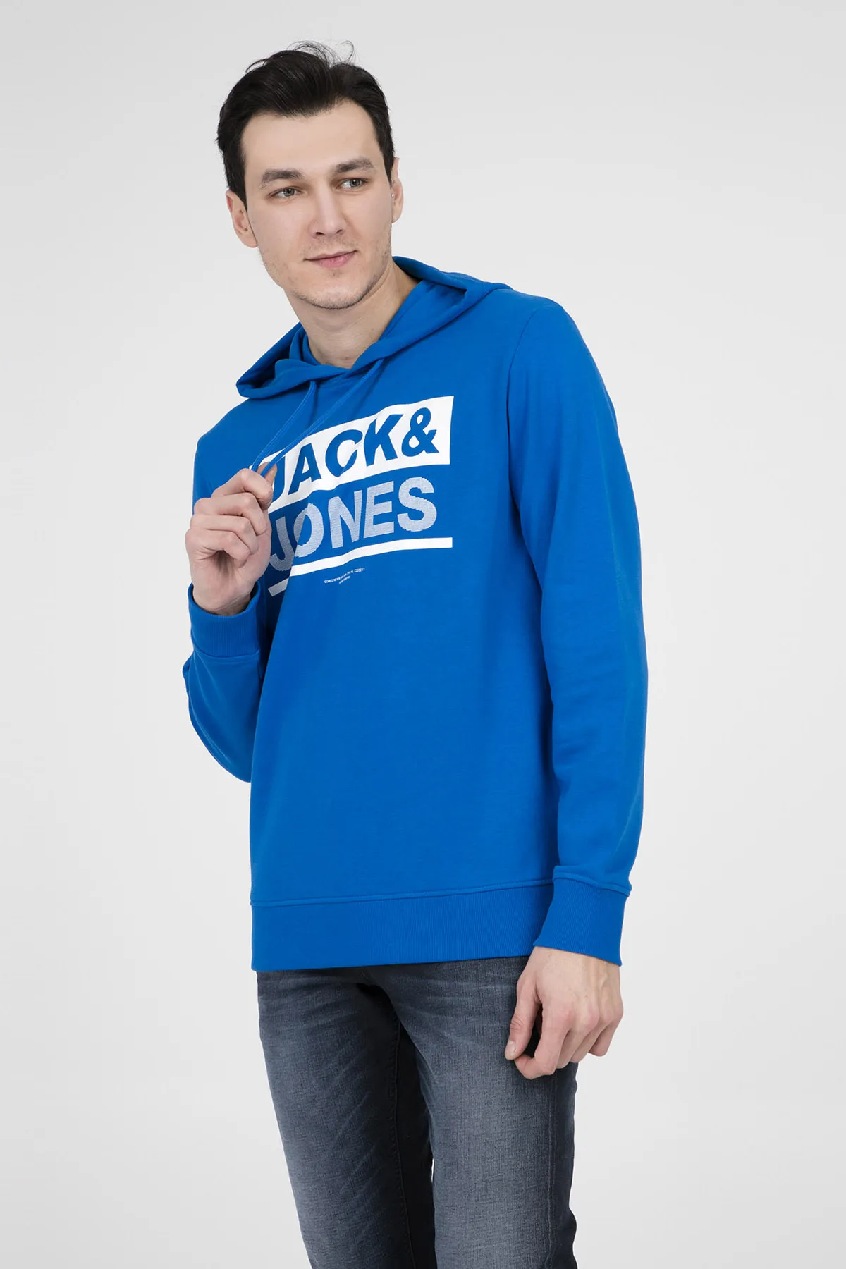Мужской свитер с капюшоном JACK &amp JONES CORE HOOD WHS 12148875 | Мужская одежда