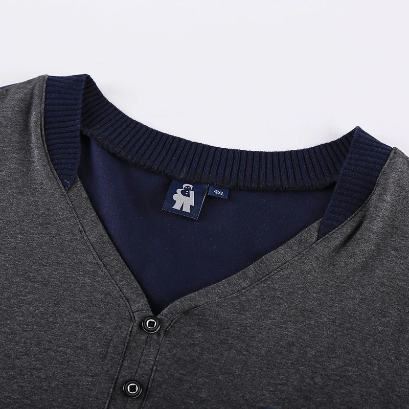 Футболка мужская хлопковая с длинным рукавом Топ известного бренда Повседневная