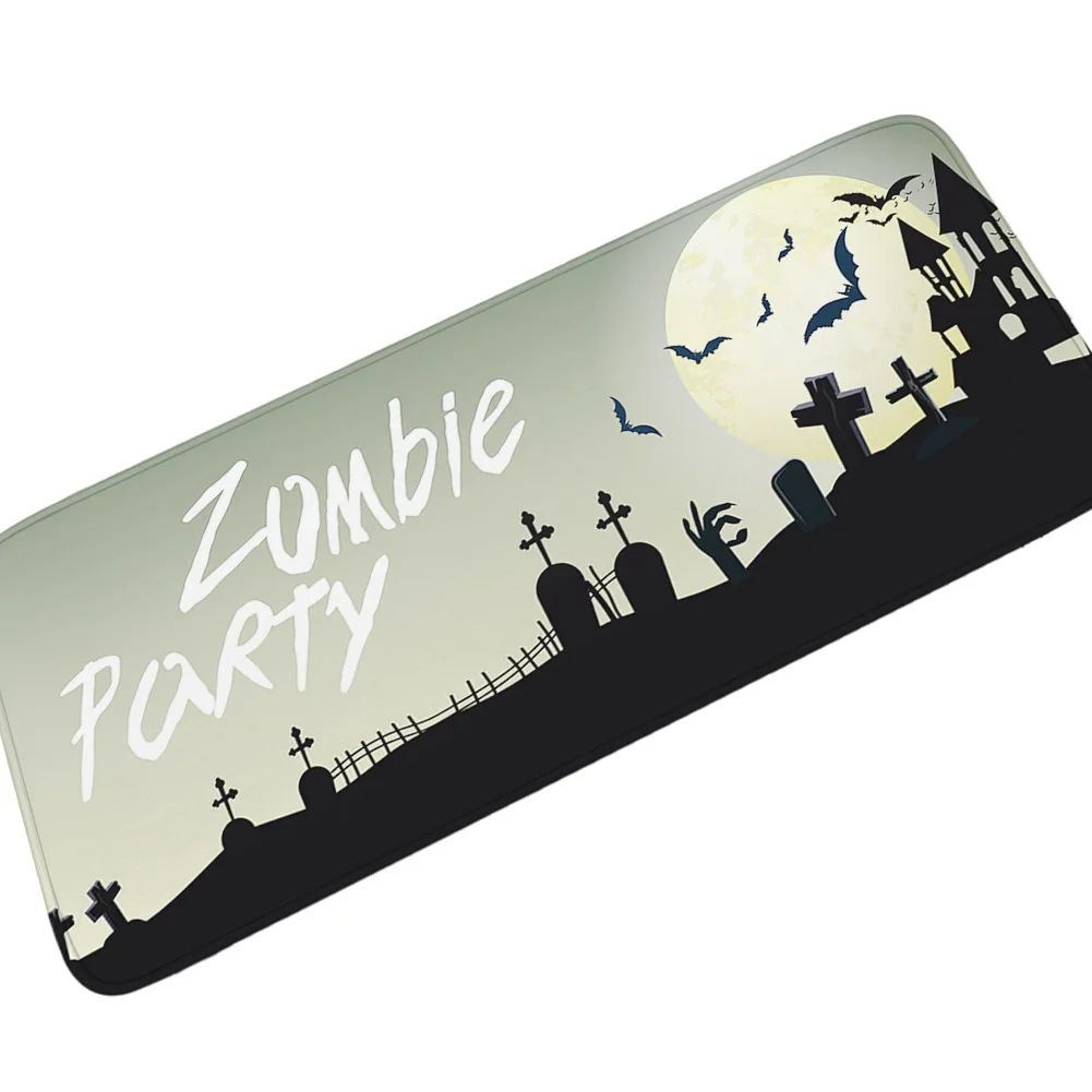 Ковер для Хэллоуина длинный прямоугольный кухонный ковер Нескользящий