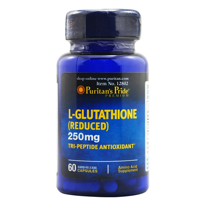 

L-Glutathione (Reduced) 250 Mg Tri-peptide Antioxidant 60 Pcs