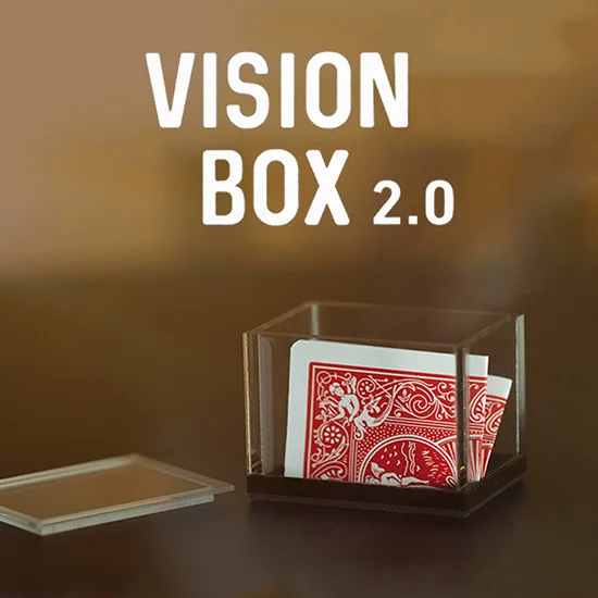 Vision Box 2 0 от Joao Миранды фокусы реквизит Gimmick карточка Волшебные полки магический
