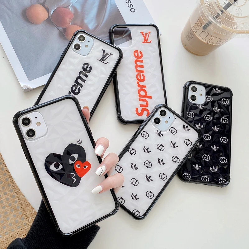 Чехол для мобильного телефона с 3D алмазной огранкой 360 ° из ТПУ защитой от падения