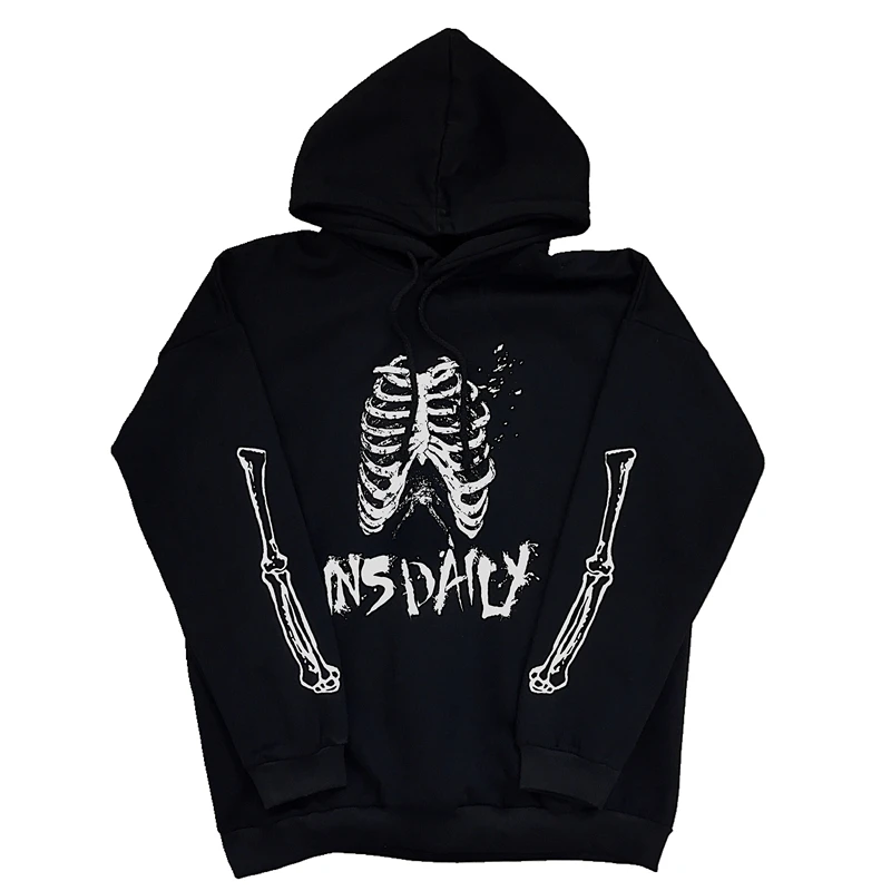 

Winter Thick Hoodie Women Fashion Streetwear Long Sleeve Hooded Jacket Print Pullover Harajuku Top Unisex Sweatshirt 2021 New