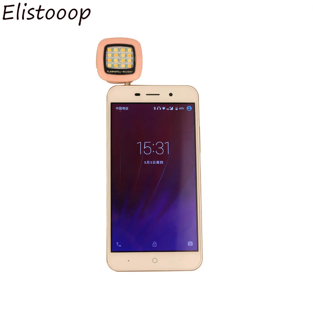 Новая светодиодная мини-вспышка для мобильного телефона селфи яркая лампа