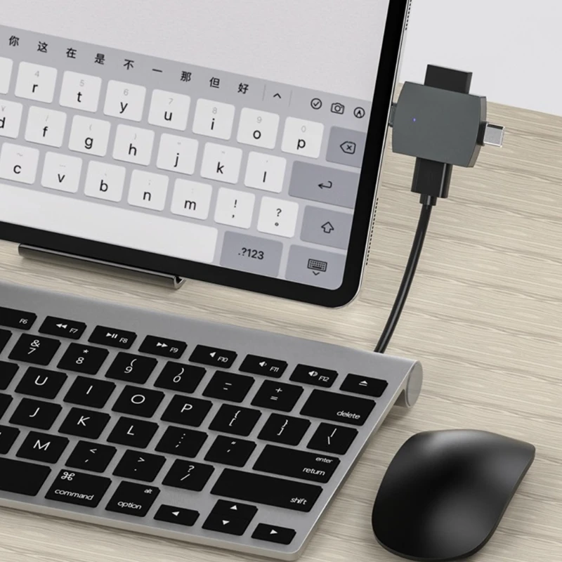 Мощный конвертер адаптера OTG подходит для 8-контактного планшетов USB 3 0 с