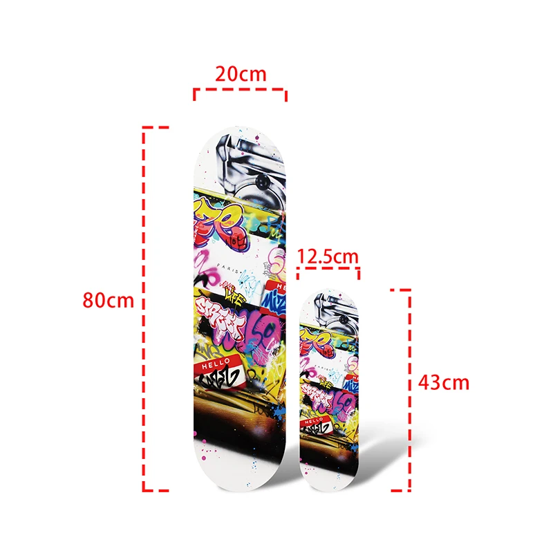 Уличный граффити декоративная доска поп-арт скейтборд настенное искусство