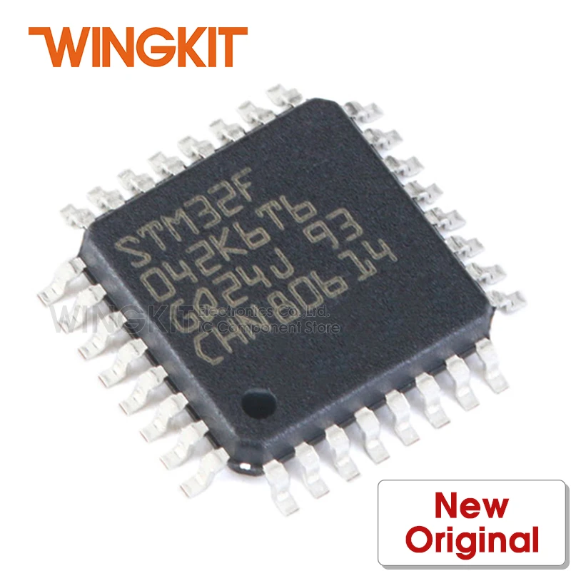 1 шт. STM32F042K6T6 LQFP32 STM32F042K6 STM32F042 STM32F0 LQFP 32 битный микроконтроллер MCU|Аксессуары для