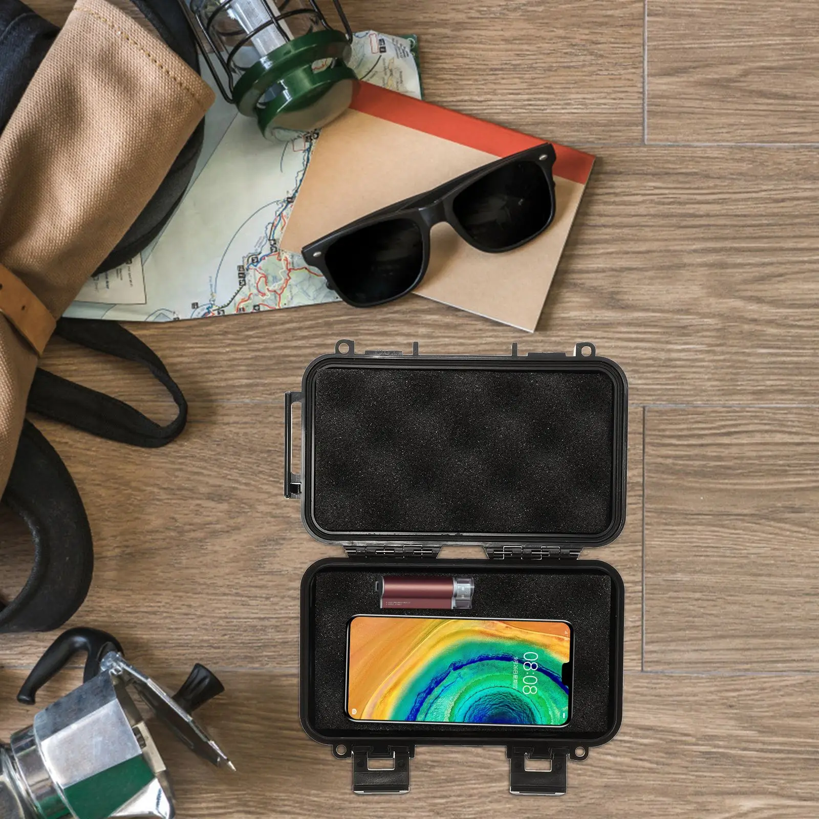 

Waterproof Shockproof Box Phone Airtight Airtight Case Electronic Gadget Box