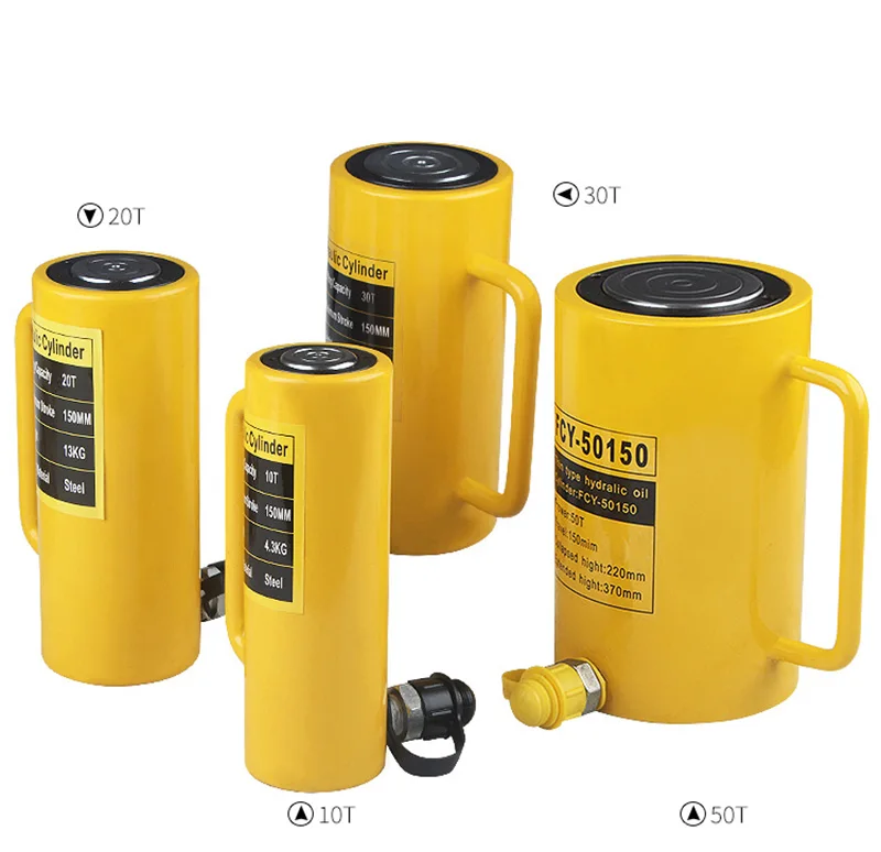 RSC 10050 100T50mm ультра тонкий Джек короткий гидравлический домкрат отдельные 100 тонн