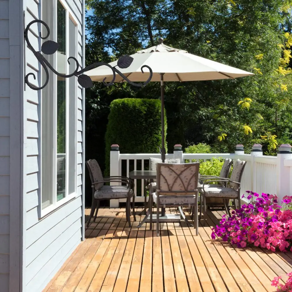 Европейский стиль настенная стандартная подставка железная Цветочная для