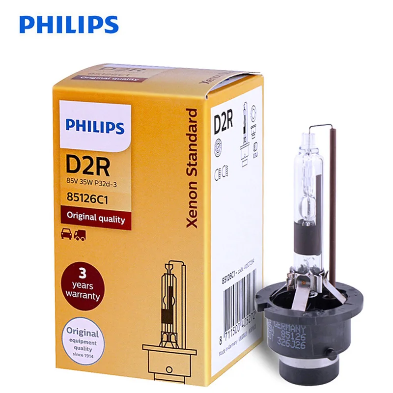 Philips 100% оригинальный D2R Xenon стандарт 85126C1 35 Вт ксеносветильник HID фара