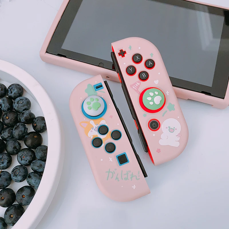 STARRY FOREST Мягкий розовый защитный чехол с милыми животными для nintendo switch