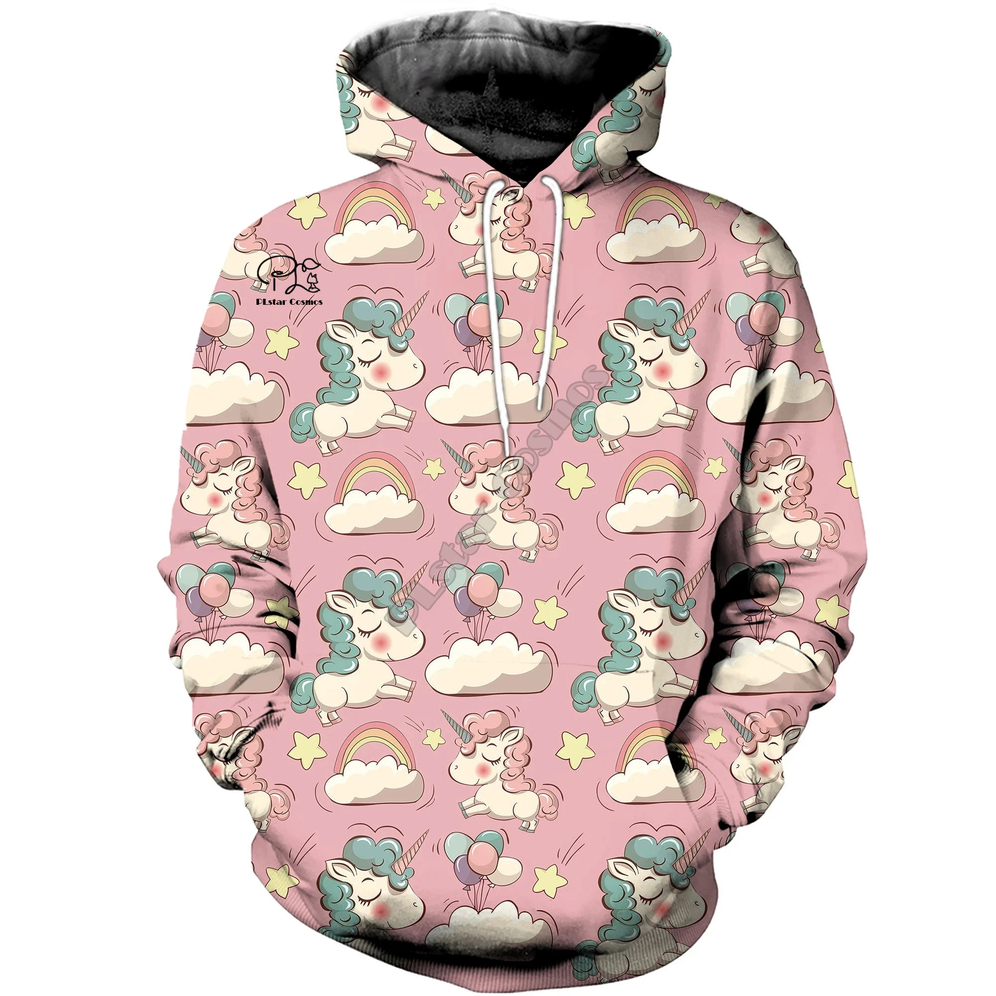 Мужские/женские хипстерские толстовки/свитшоты в стиле унисекс PLstar Cosmos 3DPrint Animal