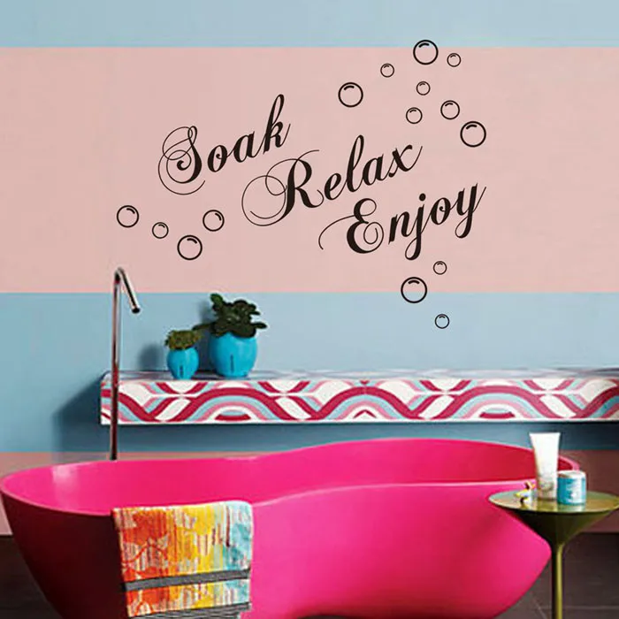 Наклейки на стену для ванной комнаты | Дом и сад