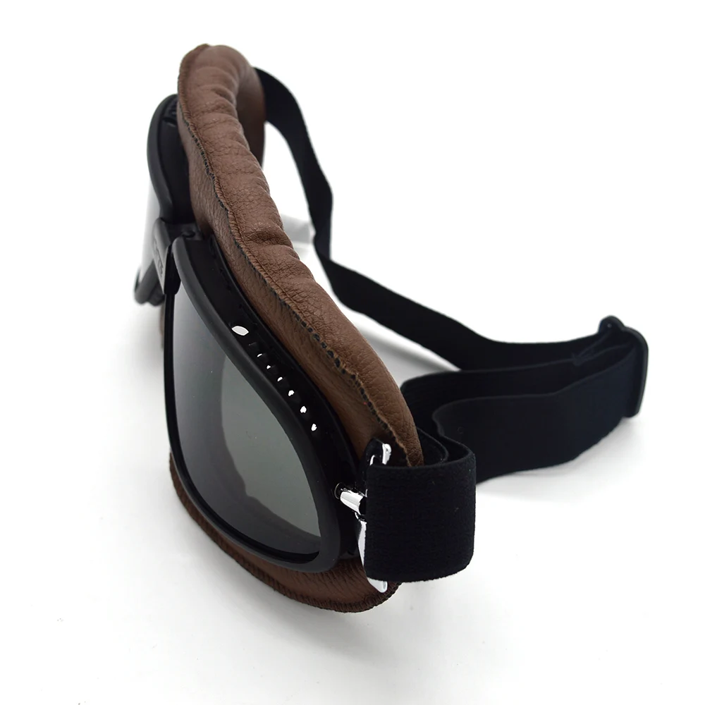 Новый Винтажный стиль мото rcycle gafas moto cross Мото очки скутер Очки Авиатор Пилот