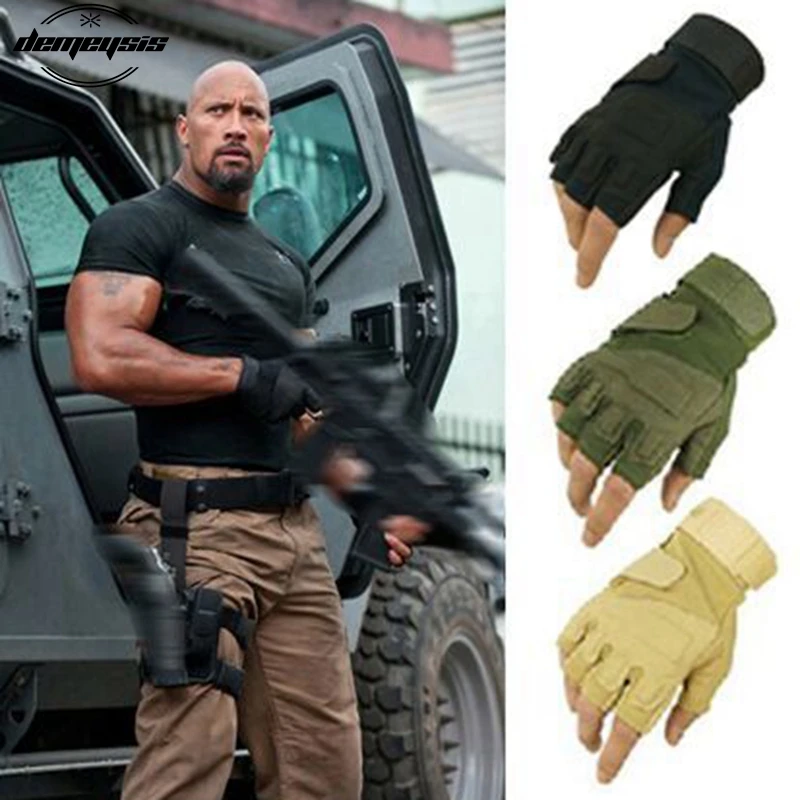 

Military Gloves fingerless Gloves Army Military Airsoft Shooting Paintball Shooting Half Finger Gloves Assault Tactical gloves