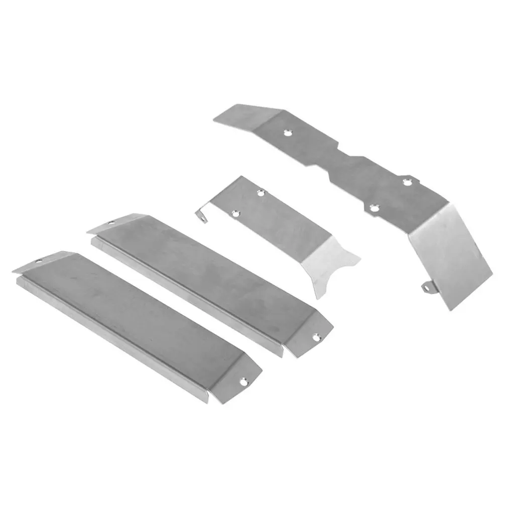 

Stainless Steel Chassis Armor Front & Rear Axle Protector Plate For 1/10 Ratio E-REVO 2.0 RC Car Vehicle Spare Part