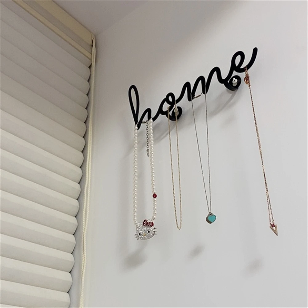 Металлические украшения Ins настенное декоративное украшение с простыми словами