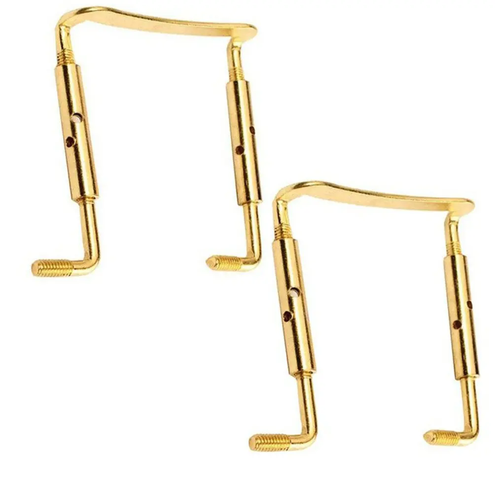 

2 pcs New high quality Violin Chin rest Clamp Screw Silver 4/4, Violin Parts