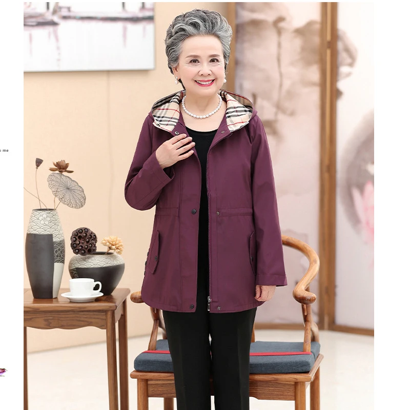 Женский Тренч свободного размера плюс ветровка с отложным воротником для женщин