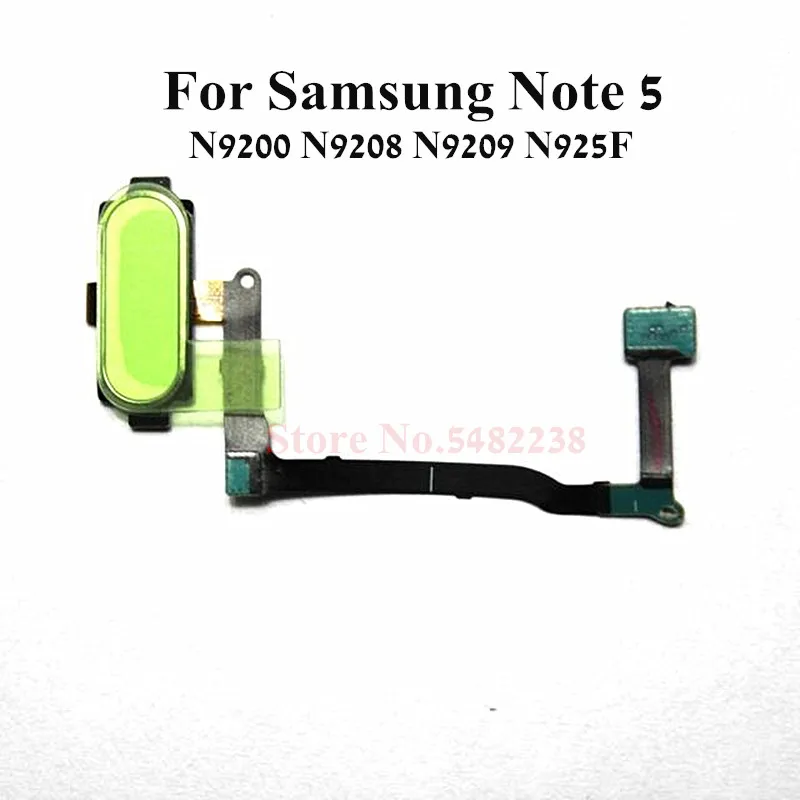 

Оригинал для Samsung Note 5 N9200 N9208 N9209 N925F Главная кнопка назад возврат датчик отпечатков пальцев гибкий кабель меню ключ соединитель