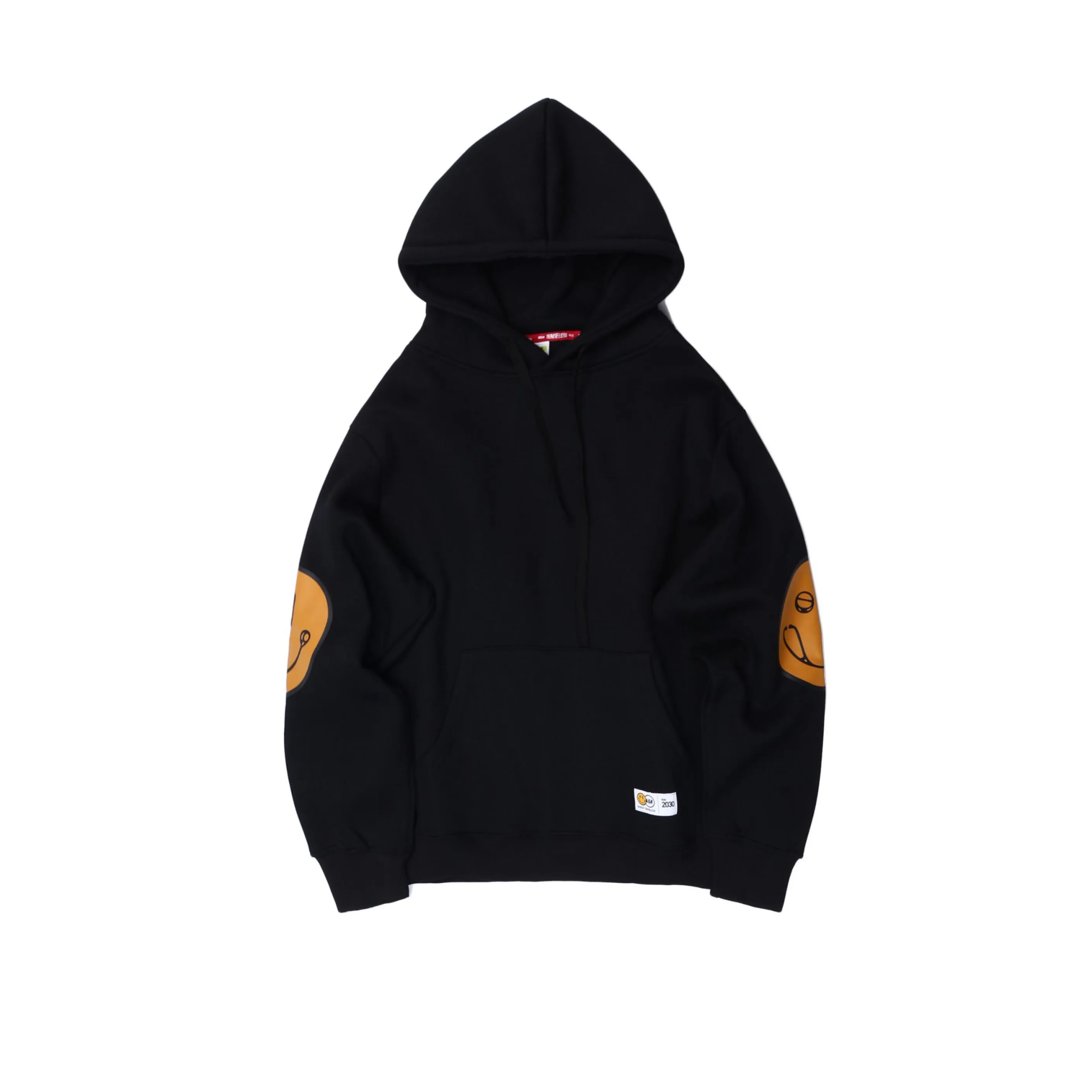 black Мужские толстовки из хлопка W2110 - Цвет: black