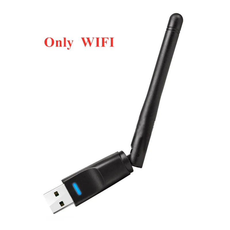 HD 1080p ТВ тюнер dvb T2 Vga tv Dvb-t2 USB2.0 тюнер приемник спутниковый декодер Dvbt2 русская Инструкция для монитора адаптер - Цвет: Only WIFI
