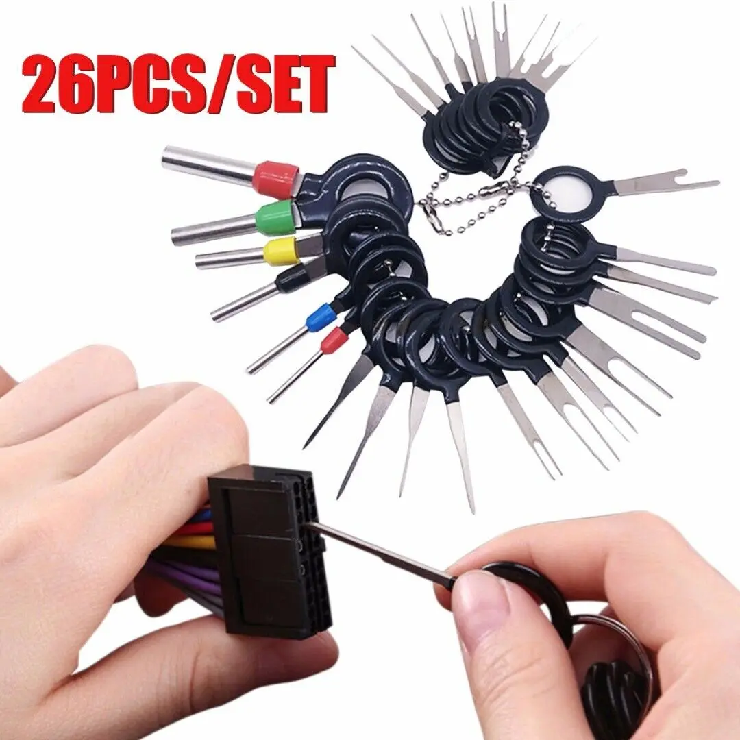 

Tool Wire Terminal Removal Pin Universal Repair Home Car Wire Plugs Connector Extractor Puller Release